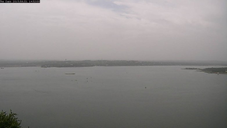 Lake Travis webcam, June 21, 2015 2:00 PM CT