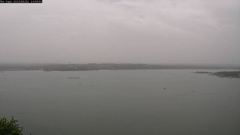Lake Travis webcam, June 21, 2015 2:05 PM CT