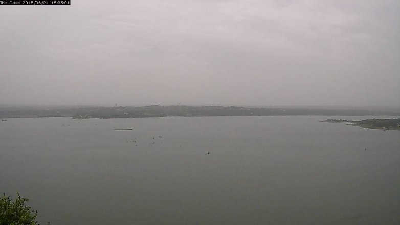 Lake Travis webcam, June 21, 2015 2:10 PM CT