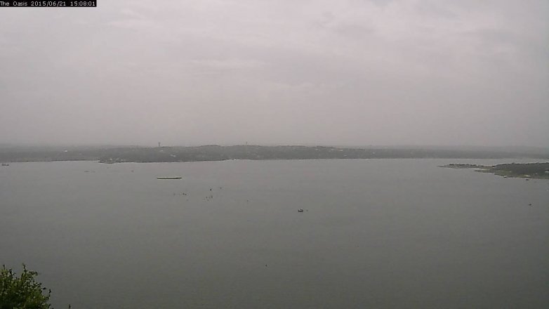 Lake Travis webcam, June 21, 2015 2:15 PM CT