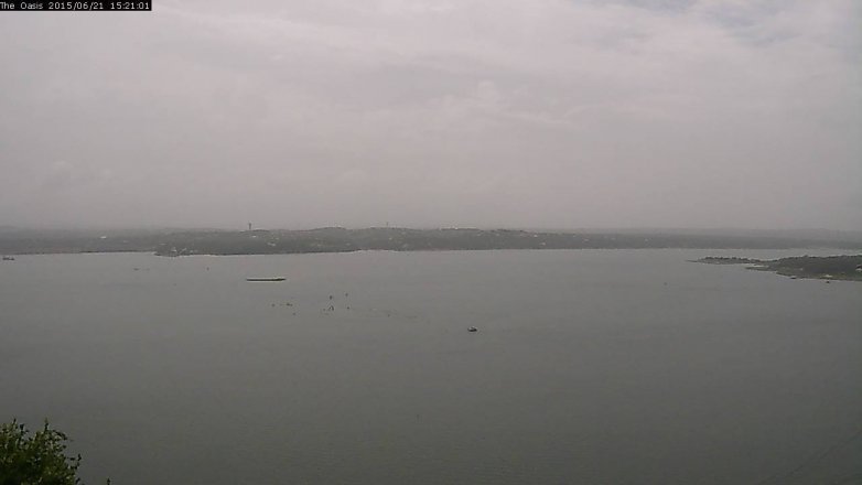 Lake Travis webcam, June 21, 2015 2:30 PM CT