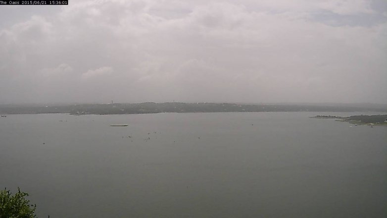 Lake Travis webcam, June 21, 2015 2:45 PM CT
