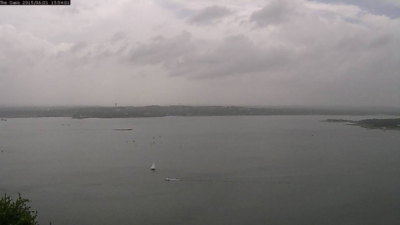 Lake Travis webcam, June 21, 2015 3:00 PM CT