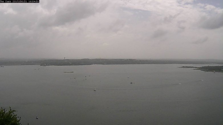 Lake Travis webcam, June 21, 2015 3:10 PM CT