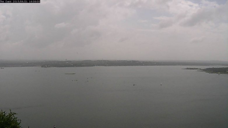 Lake Travis webcam, June 21, 2015 3:15 PM CT