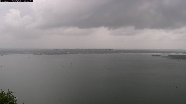Lake Travis webcam, June 21, 2015 3:50 PM CT