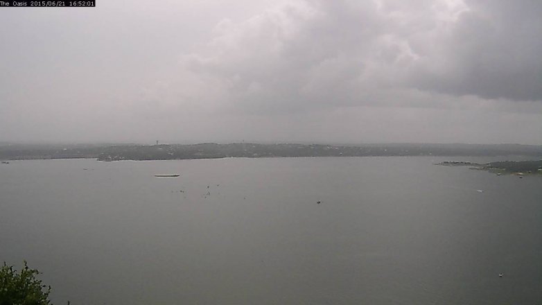 Lake Travis webcam, June 21, 2015 4:00 PM CT