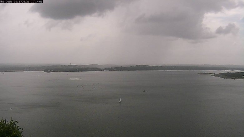 Lake Travis webcam, June 21, 2015 4:20 PM CT