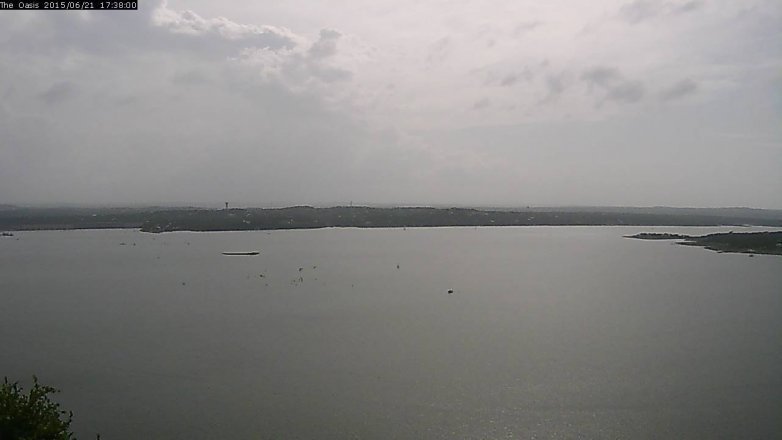 Lake Travis webcam, June 21, 2015 4:45 PM CT