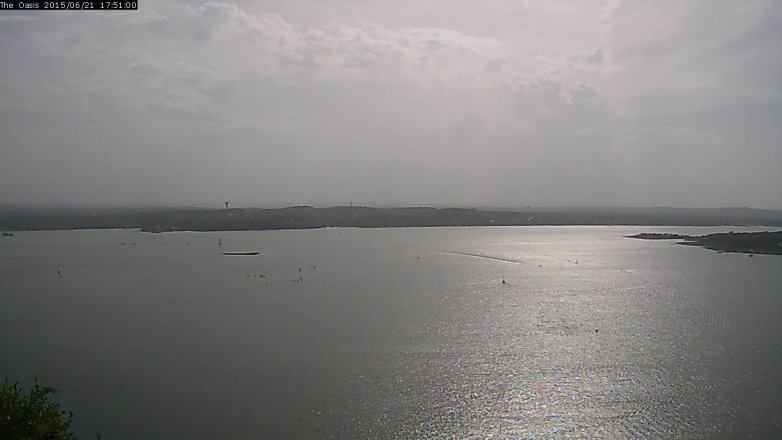Lake Travis webcam, June 21, 2015 5:00 PM CT