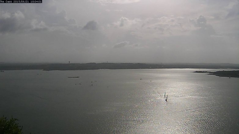 Lake Travis webcam, June 21, 2015 5:10 PM CT