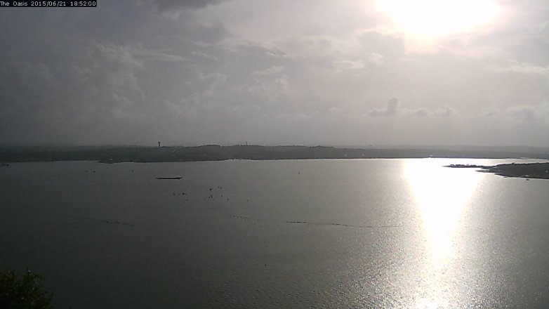 Lake Travis webcam, June 21, 2015 6:00 PM CT