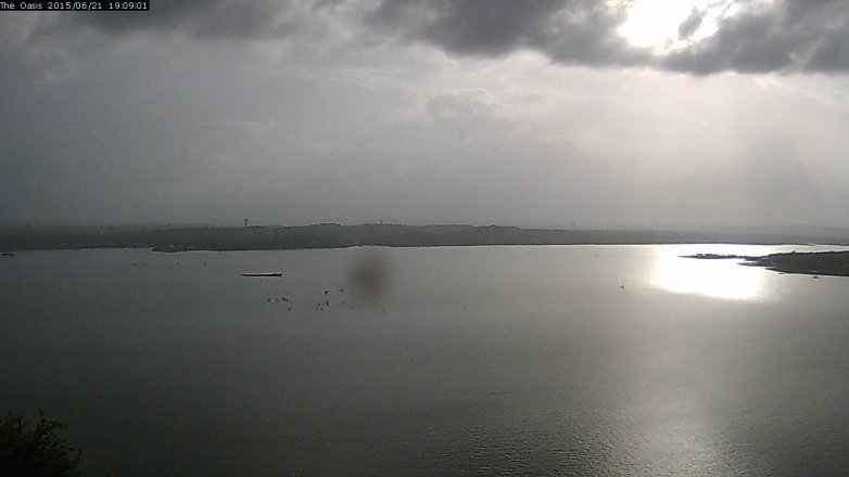 Lake Travis webcam, June 21, 2015 6:15 PM CT