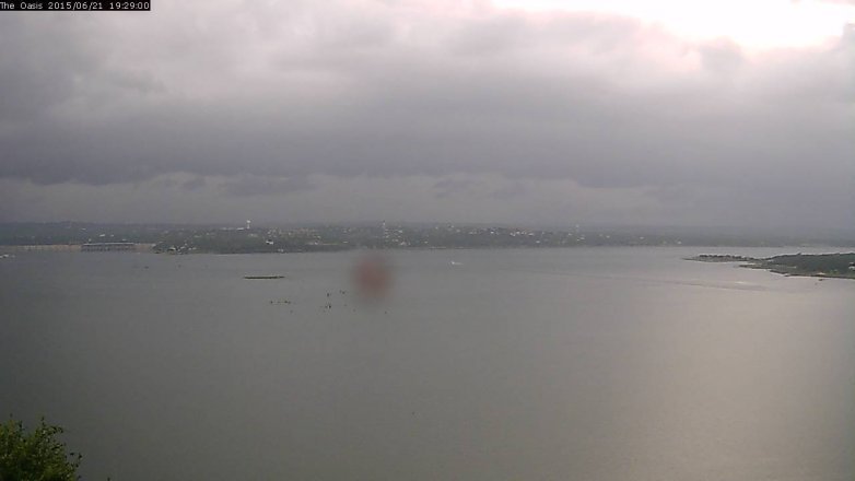 Lake Travis webcam, June 21, 2015 6:35 PM CT