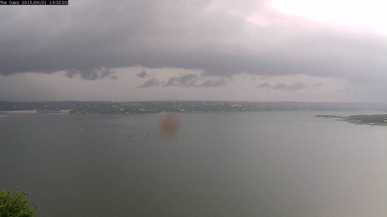 Lake Travis webcam, June 21, 2015 6:40 PM CT