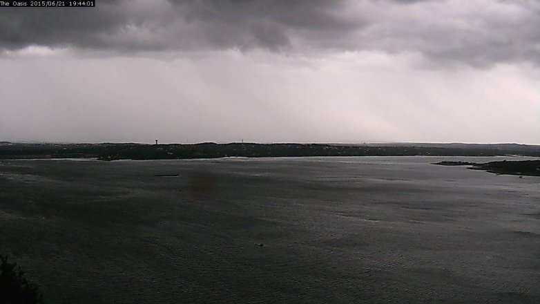 Lake Travis webcam, June 21, 2015 6:50 PM CT