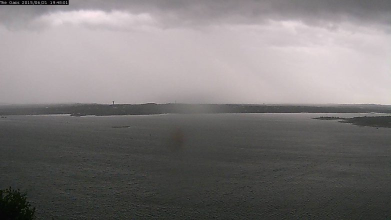 Lake Travis webcam, June 21, 2015 6:55 PM CT
