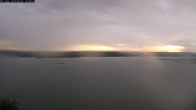 Lake Travis webcam, June 21, 2015 7:15 PM CT