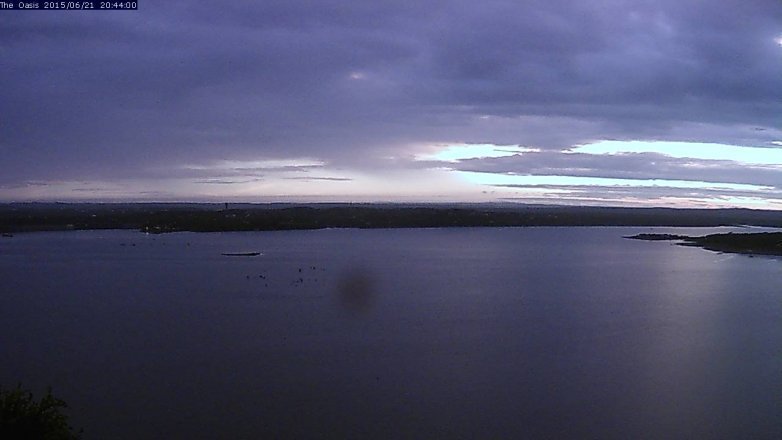 Lake Travis webcam, June 21, 2015 7:50 PM CT