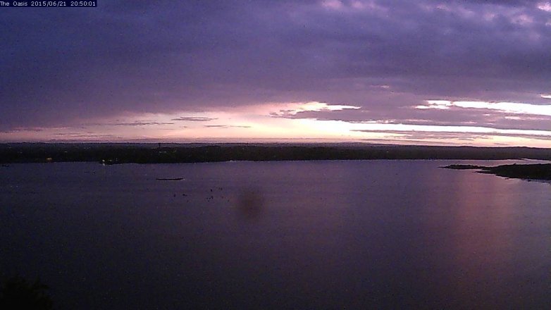 Lake Travis webcam, June 21, 2015 7:55 PM CT