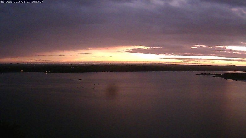 Lake Travis webcam, June 21, 2015 8:00 PM CT