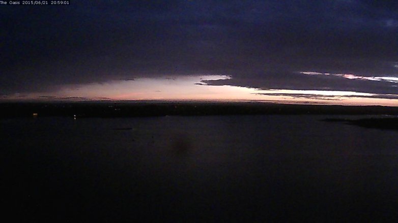 Lake Travis webcam, June 21, 2015 8:05 PM CT