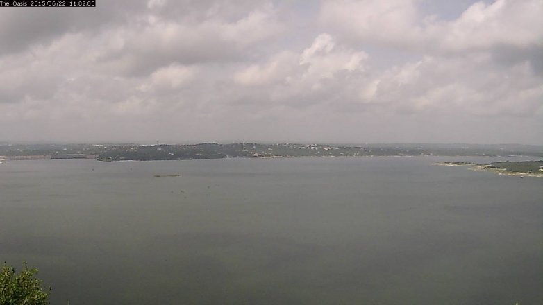 Lake Travis webcam, June 22, 2015 10:10 AM CT
