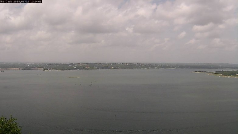 Lake Travis webcam, June 22, 2015 11:30 AM CT