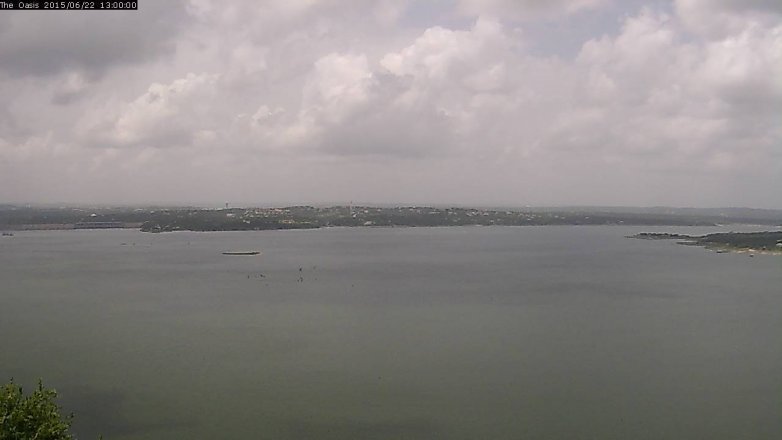 Lake Travis webcam, June 22, 2015 12:05 PM CT