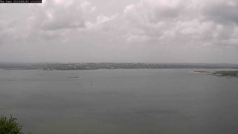 Lake Travis webcam, June 22, 2015 12:25 PM CT