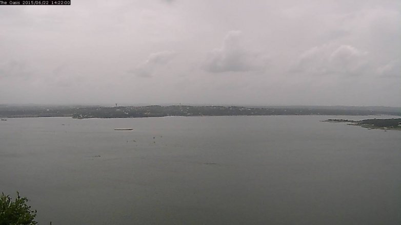 Lake Travis webcam, June 22, 2015 1:30 PM CT