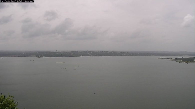 Lake Travis webcam, June 22, 2015 1:50 PM CT