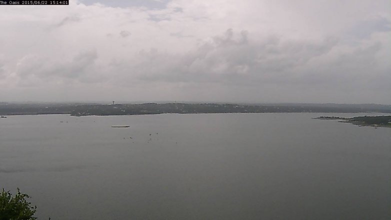 Lake Travis webcam, June 22, 2015 2:20 PM CT