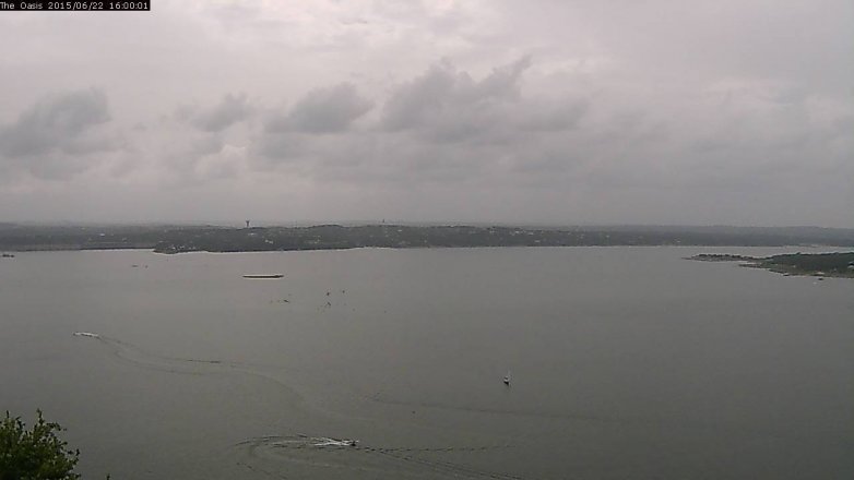 Lake Travis webcam, June 22, 2015 3:05 PM CT