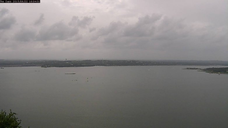 Lake Travis webcam, June 22, 2015 3:10 PM CT