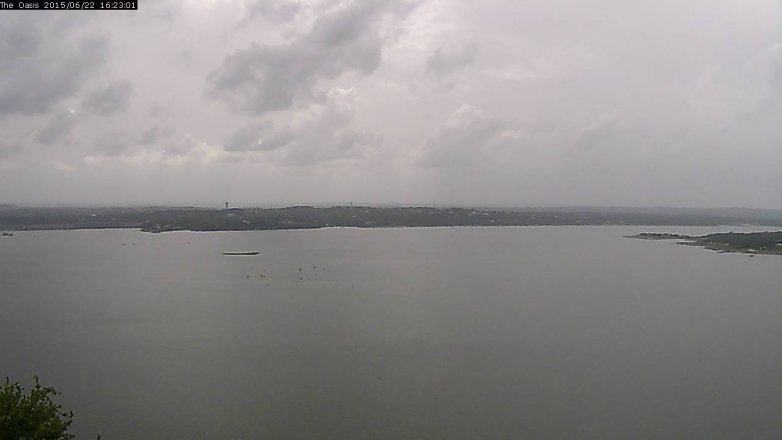 Lake Travis webcam, June 22, 2015 3:30 PM CT