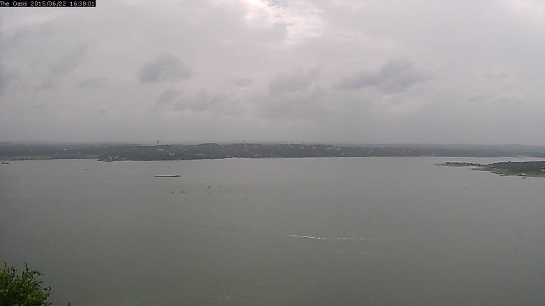 Lake Travis webcam, June 22, 2015 3:45 PM CT