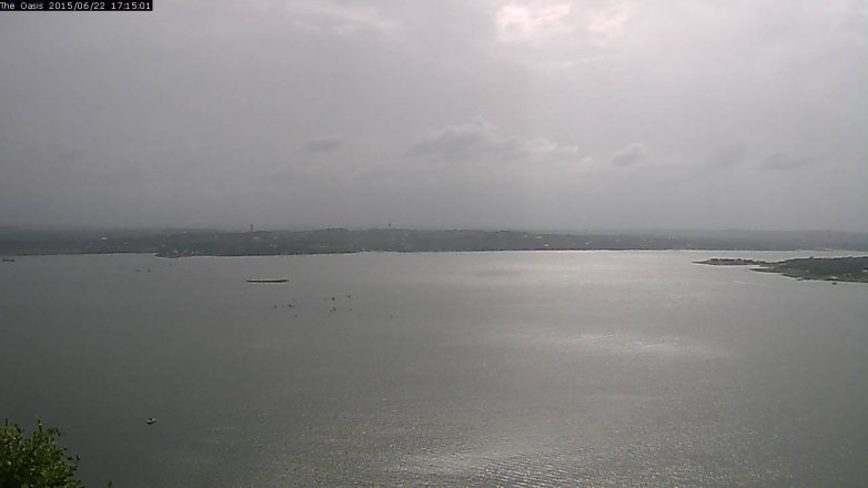Lake Travis webcam, June 22, 2015 4:20 PM CT