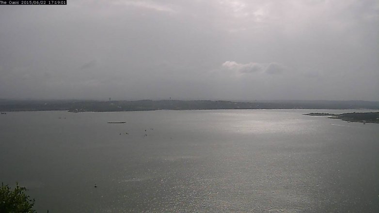 Lake Travis webcam, June 22, 2015 4:25 PM CT