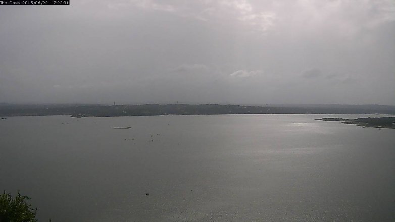 Lake Travis webcam, June 22, 2015 4:30 PM CT