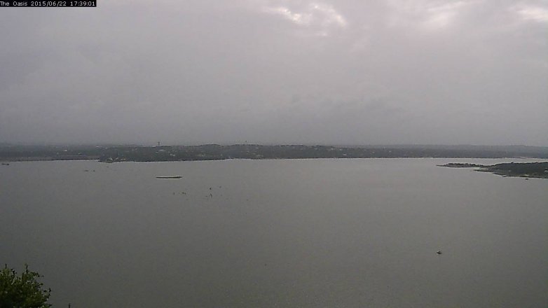 Lake Travis webcam, June 22, 2015 4:45 PM CT