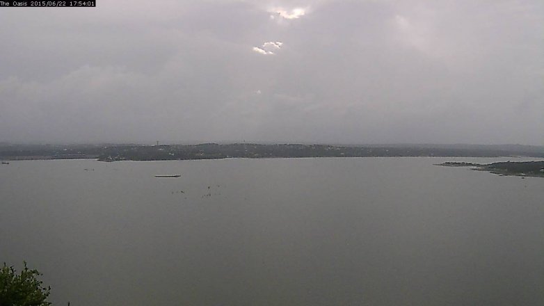 Lake Travis webcam, June 22, 2015 5:00 PM CT