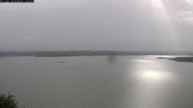 Lake Travis webcam, June 22, 2015 5:30 PM CT
