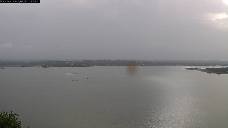 Lake Travis webcam, June 22, 2015 5:35 PM CT