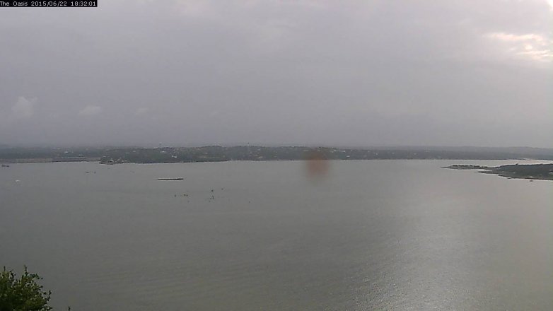 Lake Travis webcam, June 22, 2015 5:40 PM CT