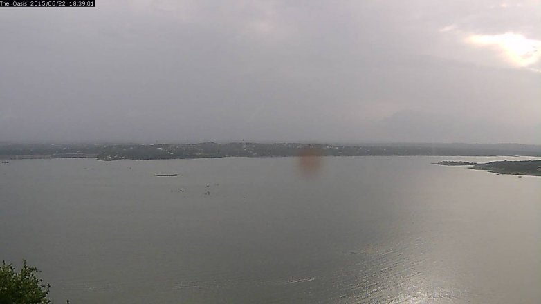 Lake Travis webcam, June 22, 2015 5:45 PM CT