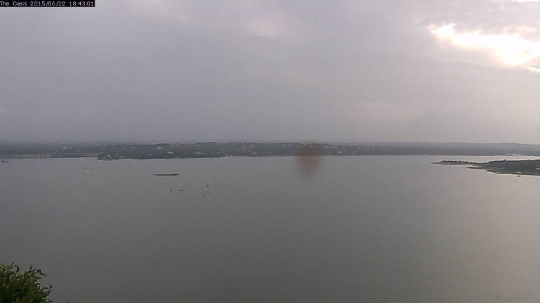 Lake Travis webcam, June 22, 2015 5:50 PM CT