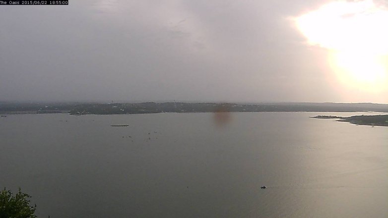 Lake Travis webcam, June 22, 2015 6:00 PM CT