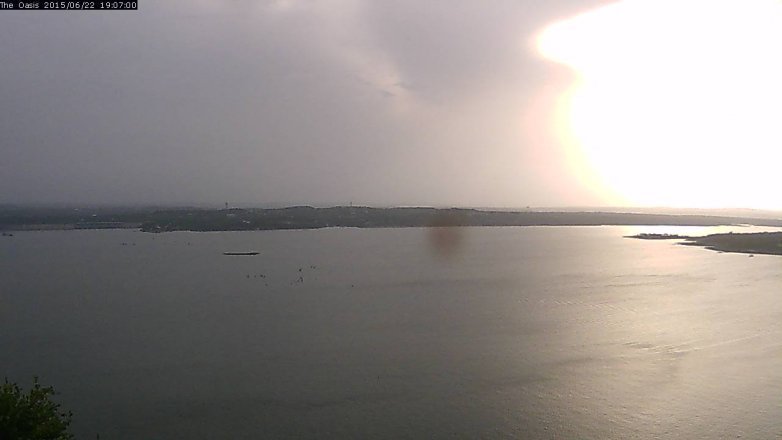 Lake Travis webcam, June 22, 2015 6:15 PM CT