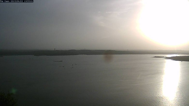 Lake Travis webcam, June 22, 2015 7:00 PM CT